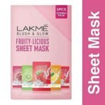 LAKME 100% Natural Fruit Extract Sheet Mask Combo, 20 Ml (Pack Of 5) - Fast UK Delivery - Image 3