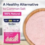 Sri Sri Tattva Rock Salt (Saindhava Lavana) - Fine Grain, Free Flow - 1kg - Fast UK Delivery - Image 4