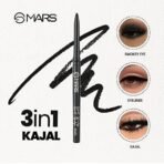 MARS Won'T Smudge Long Lasting Waterproof Super Liquid Kajal (Jet Black, 0.35 G), Natural Finish - Fast UK Delivery - Image 5