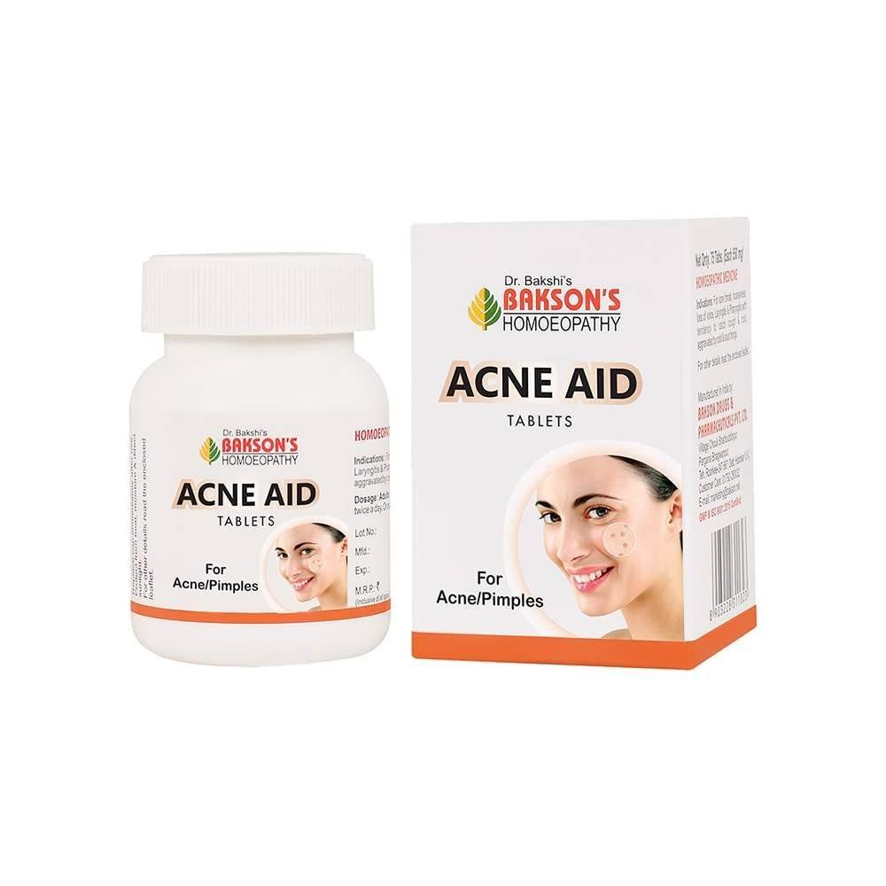 uk51XZNfd7QqL-1.jpg Dr. Bakshi's BAKSON'S HOMOEOPATHY ACNE AID TABLETS -75TABS - Image 1
