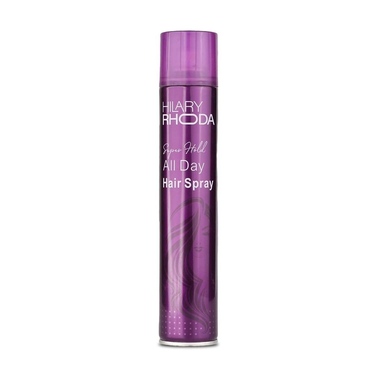 uk51XoTAlTQYL-1-1.jpg Hilary Rhoda Super Hold All Day Hair Spray | Hair Locking Spray | Lasts All Day Long & Sweat-Proof | Ultra Strong Hold & No Residue Hair Spray - 420ml - Fast UK Delivery - Image 1