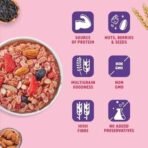 Bagrry's Healthy Crunch Nutty Fruity Muesli with Seeds, Nuts & Berries 1kg Pouch| 78% Fruit, Nuts,Grains & Seeds| No artificial colours - Fast UK Delivery - Image 6