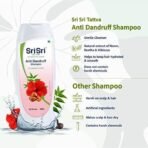 Sri Sri Tattva Anti Dandruff Shampoo, 200ml (Pack of 2) - Prevents Dandruff & Dry Scalp - Soothes the Scalp and Helps Get Nourished, Healthy Hair - For Women & Men - Fast UK Delivery - Image 6