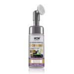 WOW Skin Science Charcoal Foaming Face Wash | Built in Brush for Deep Cleansing | All Skin Types | Fresh, Clear Skin | Paraben & Sulphates Free | For Women & Men | 150 ml - Fast UK Delivery