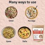 Jus' Amazin Organic Quinoa (1Kg) | High Protein | Naturally Gluten-Free | Rich in Dietary Fiber & Anti-Oxidants | Helps in Weight Loss | Superfood | Clean Nutrition - Fast UK Delivery - Image 6