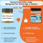 Jus' Amazin Lil Stars Peanut Butter with Jaggery (325g) | Yummy, Clean & Nutritious Peanut Butter for Kids | 90% Peanuts, mildly sweetened with Jaggery | No Hydrogenated Fats, No Refined Sugar, No Chemicals | Clean Nutrition | Dairy-Free - Fast UK Delivery - Image 3