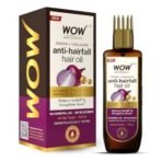 WOW Skin Science Onion Black Seed Hair Oil - WITH COMB APPLICATOR - Controls Hair Fall - NO Mineral Oil, Silicones, Cooking Oil & Synthetic Fragrance - 100mL - Fast UK Delivery - Image 2