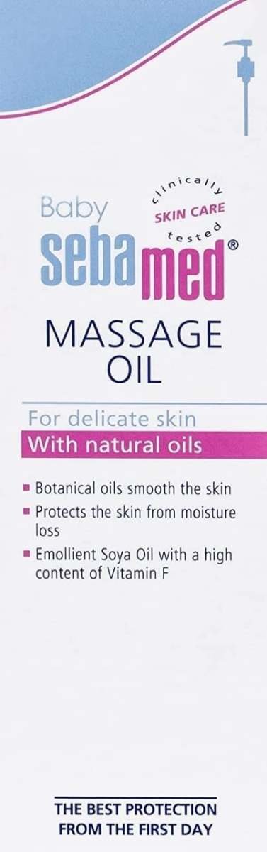 uk51YTTWEiUlL-1-1.jpg Sebamed Baby Soothing Massage Oil (150 ml) - Fast UK Delivery - Image 1