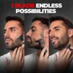 Beardo I Blade Replaceable Blade (Pack of 2) | Dual sided edges | Perfect Multipurpose Trimmer for Beard, Body and Groin | Replacement Blades for I Blade Multipurpose Trimmer - Fast UK Delivery - Image 6