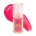 mCaffeine Shades Lip & Cheek Glow Tint | Multipurpose & Blendable | Longlasting Dewy Finish | Hydrating & Nourishing | Highly Pigmented Gel Formula | Lipstick | Blush for Women - Shade: Tulip | 3 ml - Fast UK Delivery