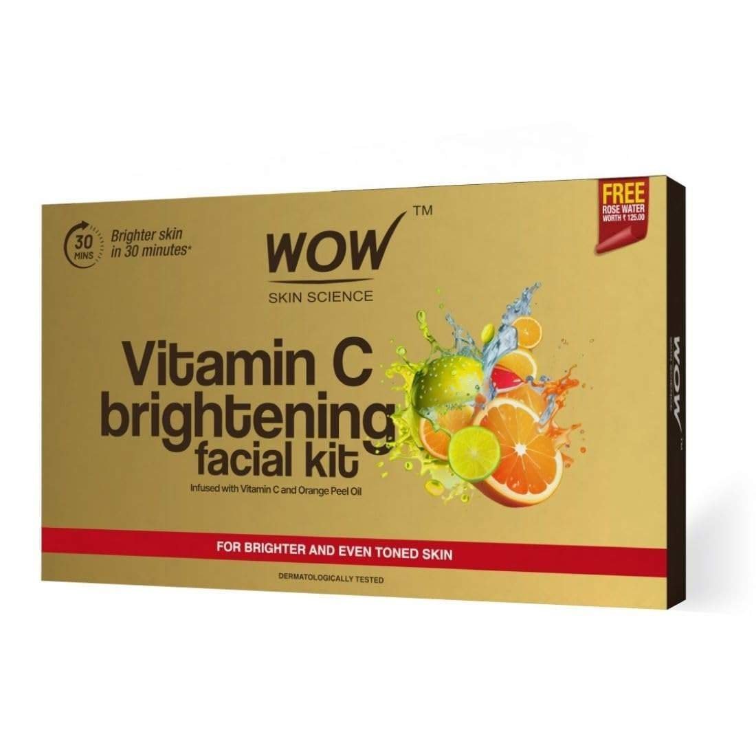uk51Yf2qWOKhL-1-1.jpg WOW Skin Science Vitamin C Brightening Facial Kit with Rose Water | For All Skin Types | 6 Easy Steps | For Brighter and Even Toned Skin |For Men & Women | Pack of 7 - Fast UK Delivery - Image 1