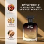 Just Herbs Intense Oud Vanilla EDP Perfume for Men Long Lasting Fragrance - 50 ml - Fast UK Delivery - Image 5