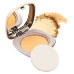 FASHION COLOUR Oil Control Powder | Lightweight | Oil Control | Long Lasting | Smooth Matte | Inbuilt Mirror & Applicator Puff | Pressed Powder For All Skin Types | Shade 02 - Fast UK Delivery