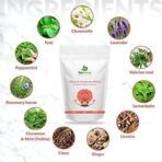 Tea Aroma - Stress & Headache Relief Tea | Chamomile, Lavender, Valerian Root | Caffeine-Free, Restful Sleep, Anti-Stress Herbal Blend | 50 g - Fast UK Delivery - Image 4