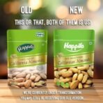 Happilo 100% Natural Premium California Dried Almonds 500g Pack Pouch | Premium Badam Giri | High in Fiber & Boost Immunity | Real Nuts | Gluten Free - Fast UK Delivery - Image 4