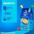 Quaker Instant Oats 400g, Herby Cheese flavour, Made with Wholegrain oats, Ready in 3 min, Source of Protein & Fibre, Delicious Snack, Nutritious Oats - Fast UK Delivery - Image 5