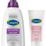 Cetaphil Brightness Reveal Creamy Cleanser - 100 g Brightening Face Wash for Uneven Skin Tone Niacinamide Sea Daffodil Fragrance Free PRO Oil Control Foam Face Wash for Acne & Oily Prone Skin 236ml - Fast UK Delivery