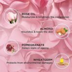 moha: Rose and Almond Bath Soap Unisex Bathing Bar with the benefits of Rose oil Pomegranate extract Almond oil wheat germ oil for soft, nourished and youthful skin - 100gm (Pack of 6) - Fast UK Delivery - Image 5
