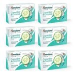 Himalaya Herbals Cucumber and Coconut Soap, 125g (Pack of 6) - Fast UK Delivery
