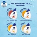 NIVEA Milk Delights Face Wash Caring Rosewater For Sensitive Skin 100ml, 100 ml - Fast UK Delivery - Image 7