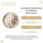 Ecotyl Khapli Atta | Emmer Wheat | Low Gluten | High Dietary Fiber for Easy Digestion | Helps Control Blood Sugar - 2kg - Fast UK Delivery - Image 5