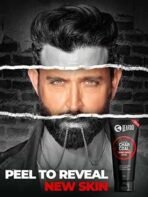 Beardo Activated Charcoal Peel Off Mask for Men, 100g | Charcoal Face Mask for Glowing Skin | Detoxing Facial Kit for Men | Peel Off Mask Men For Oily & Dirt free skin - Fast UK Delivery - Image 3