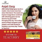 TEACURRY Mango Green Tea (1 Month Pack, 30 Tea Bags) - Organic mango flavor tea | Immune With Added Vitamin-C | Made with Whole Leaf & Natural Ingredients - Fast UK Delivery - Image 7