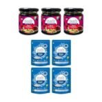 Diabliss Mixed Fruit Jam pack of 3 - Sugar 500g Pouch pack of 4 - Low Glycemix Index (GI) Diabetic Friendly - Image 2