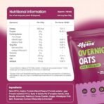 ALPINO High Protein Super Overnight Oats Dark Chocolate 1KG - 21g Protein, Added Nuts & Seeds, Instant Rolled Oats - As Seen on Shark Tank India - Fast UK Delivery - Image 3