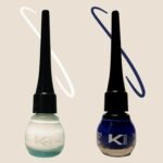 KINDED Eye Liner Liquid Waterproof Smudgeproof Longlasting Insta Bold Look Intense Colour Pigments Quick Drying Eyeliner Combo (5 ml each, Matte Finish, Royal Blue & White Pearl) - Fast UK Delivery