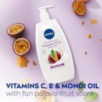 NIVEA Passionfruit & Monoi Oil Body Wash (1L), Rich Lather Shower Gel for Healthy Moisturised Skin, Shower Cream with Fresh Mild Scent for Effective Body Cleansing, detox cleanse, best body wash, soap - Fast UK Delivery - Image 5