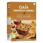 Gaia Crunchy Muesli Combo Pack: Fruit & Nut(400 gm) and Nutty Delight(400 gm) - Elevate Your Breakfast with Wholesome Goodness, Variety, and Nutritional Benefits (Super Saver Pack) - Fast UK Delivery - Image 4