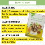 IndianJadiBooti Mulethi Stick Licorice Root Yashtimadhu Sweet Troot Jeshthamadha, 100 Grams Pack - Image 6