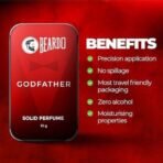 BEARDO Godfather Solid Perfume 10G & Godfather Perfume 50Ml - Set Of 2 For Men | Strong & Long Lasting Fragrance | For Date Night | Ideal For Daily Use, Elegant Scent Experience - Fast UK Delivery - Image 7