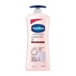 Vaseline Healthy Bright Complete 10 Body Lotion, Anti- Ageing Lotion With Vitamin B3, Aha, Pro-Retinol, 400 ml - Fast UK Delivery