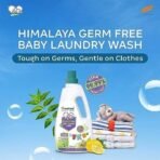 Himalaya Germ Free Baby Laundry Wash 1 L Pouch Liquid, White, (7004801) (Pack of 2) - Fast UK Delivery - Image 4