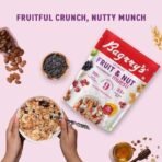Bagrry's Crunchy Muesli With 30% Fruit & Nut Cranberries 375gm Pouch |34% Fibre Rich Oats|No Sugar infused Fruits|Real Fruits|Breakfast Cereal|Protein Rich|Cranberry Muesli - Fast UK Delivery - Image 7