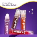 SWISS BEAUTY Craze Snack'N Nourishing Lip Oil | With Vitamin E And Hyaluronic Acid | Gives Glass -Like Shine | Shade- Apple Tart, 4.5Ml, Pink - Fast UK Delivery - Image 3