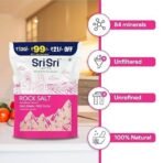 Sri Sri Tattva Rock Salt (Saindhava Lavana) - Fine Grain, Free Flow - 1kg - Fast UK Delivery - Image 3
