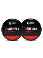 Beardo Stronghold Hair Wax, 50gm (Pack of 2) | Crystal Hair Wax | Hair Wax Men | Styling Wax | Glossy Finish | Shine | Strong Hold, Restylable Anytime, Easy Wash Off Hair Wax - Fast UK Delivery