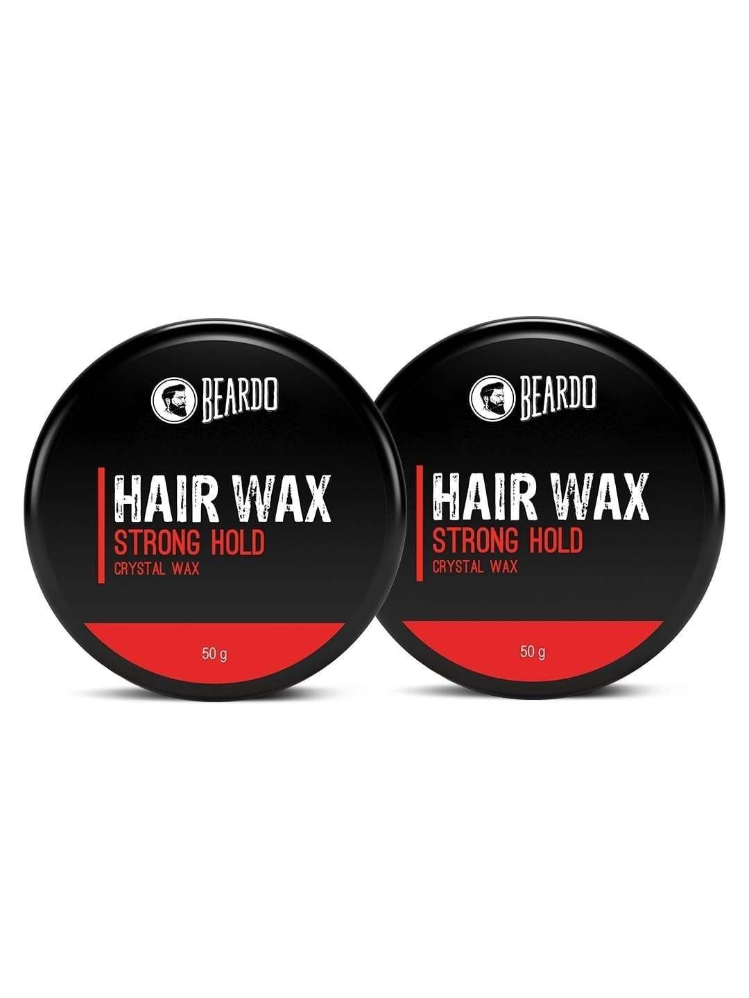 uk51aeYbBccVL-1-1.jpg Beardo Stronghold Hair Wax, 50gm (Pack of 2) | Crystal Hair Wax | Hair Wax Men | Styling Wax | Glossy Finish | Shine | Strong Hold, Restylable Anytime, Easy Wash Off Hair Wax - Fast UK Delivery - Image 1