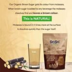 Sri Sri Tattva Organic Brown Sugar - 1kg (Pack of 1) - Natural & Refined Cane Sugar - Prime Quality - Rich in Minerals - Fast UK Delivery - Image 5