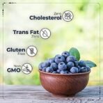 Happilo Premium Dried Californian Blueberries 150 g (Pack of 1) | Rich in Calcium and Vitamin K | Non-GMO & No Preservatives | Ideal For Snacking - Fast UK Delivery - Image 4
