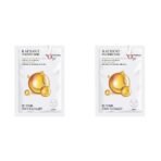 O3+ Facialist Radiant Face Sheet Mask (30g) & O3+ Facialist Vitamin C Cellulose sheet Mask (30g) Combo - Fast UK Delivery
