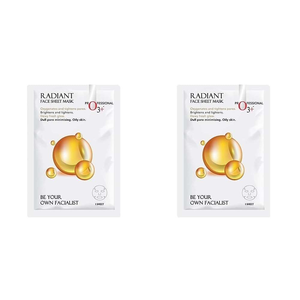 uk51b-s5XyExL-1-1.jpg O3+ Facialist Radiant Face Sheet Mask (30g) & O3+ Facialist Vitamin C Cellulose sheet Mask (30g) Combo - Fast UK Delivery - Image 1