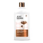 Just Herbs Saffron + Malai Nourishing Body Milk Moisturizer for Men & Women | Hydrating Body Lotion for Dull, Tired & Dry Skin | Suits All Skin Types - 300 ml - Fast UK Delivery
