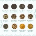 VAHDAM, Bloom - Assorted Valentines Day Tea Gift Sets (12 Loose Leaf Tea) Tin Caddy Presentation Box | Gluten Free, Non GMO | Valentines Day Tea Gifts for Everyone - Fast UK Delivery - Image 4