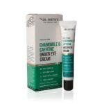 Dr. Sheth's Chamomile & 2.5% Caffeine Under Eye Cream | Reduces Fine Lines, Wrinkles & Puffiness | 0.1% Bakuchiol & Algae Extract for Dark Circles For Women & Men | Daily use anti aging cream -15g - Fast UK Delivery