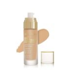 Swiss Beauty High Performance Foundation | Water-Resistant | Medium To Buildable Coverage Liquid Dewy Finish | Lightweight | Easy To Blend | With Vitamin C & Niacinamide | 07 Natural Buff, 55G - Fast UK Delivery
