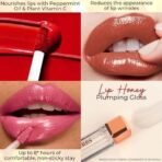 Just Herbs Lip Honey Plumping Gloss with Plant Vitamin C & Peppermint Oil (Honey Bunny, 4 ml) - Fast UK Delivery - Image 4